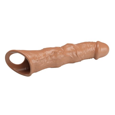Pretty Love Extension Penis Sleeve with Modular Length Blocks Brown - 28 cm Baile - Boys of Toys Sp. z. o.o. (dystrybutor)