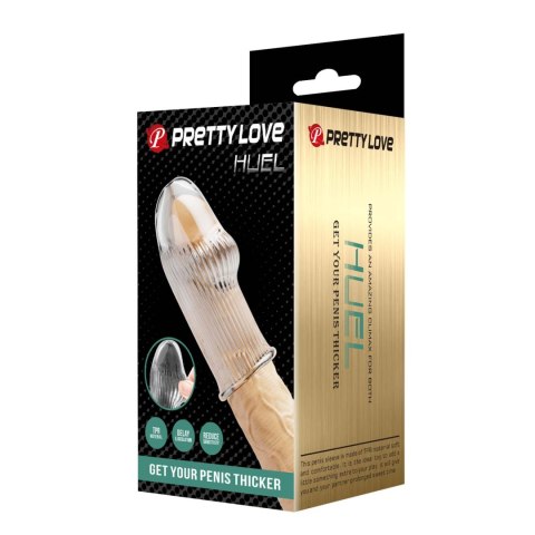 Pretty Love Huel Penis Sleeve (Clear) Baile - Boys of Toys Sp. z. o.o. (dystrybutor)