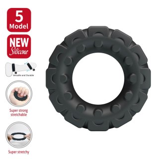 Crazy Bull Laiden Super Soft Silicone Cock Ring - Black Baile - Boys of Toys Sp. z. o.o. (dystrybutor)