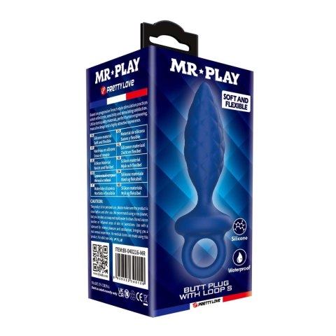 MR. PLAY Butt Plug with Loop - Size S Baile - Boys of Toys Sp. z. o.o. (dystrybutor)