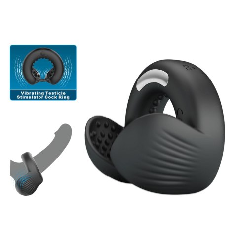 Pretty Love Quentin Vibrating Silicone Cock Ring Baile - Boys of Toys Sp. z. o.o. (dystrybutor)