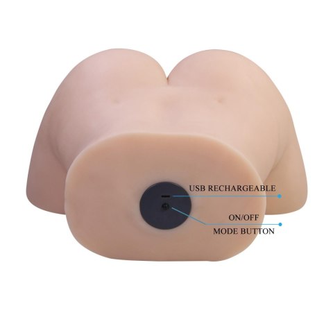 Crazy Bull Liora Vibrating Vagina & Anal Masturbator - Flesh Baile - Boys of Toys Sp. z. o.o. (dystrybutor)