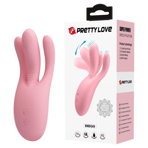 DIEGO, 10 vibration functions 5 nodding functions Baile - Boys of Toys Sp. z. o.o. (dystrybutor)