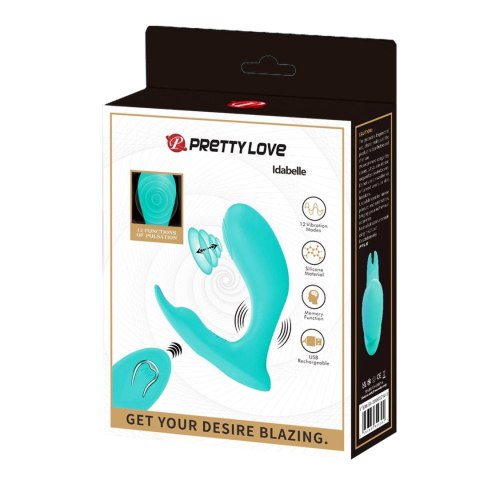 IDABELLE, 12 pulse wave settings 12 vibration functions Wireless remote control Baile - Boys of Toys Sp. z. o.o. (dystrybutor)