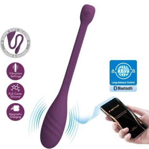 LEVIATHAN APP CONTROLLED VIBRATOR PURPLE Baile - Boys of Toys Sp. z. o.o. (dystrybutor)
