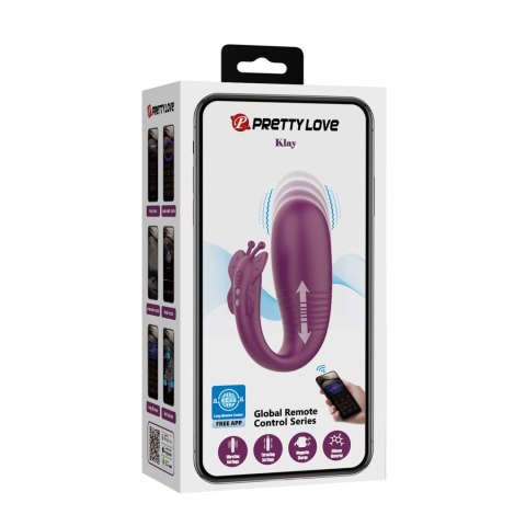 PRETTY LOVE - Klay, 10 vibration functions 10 thrusting settings Mobile APP remote control Baile - Boys of Toys Sp. z. o.o. (dystrybutor)