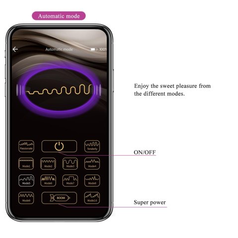 PRETTY LOVE - Klay, 10 vibration functions 10 thrusting settings Mobile APP remote control Baile - Boys of Toys Sp. z. o.o. (dystrybutor)