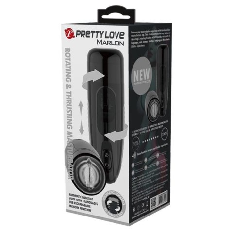 PRETTY LOVE - MARLON Automatic Rotating & Thrusting 10 Function, USB / Voice Baile - Boys of Toys Sp. z. o.o. (dystrybutor)