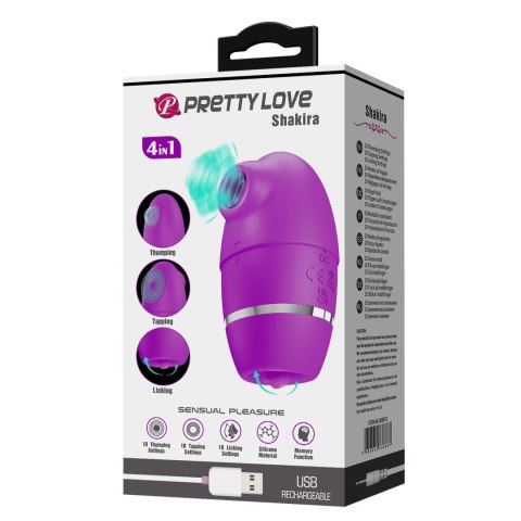 PRETTY LOVE - Shakira, Silicone, USB rechargeable Baile - Boys of Toys Sp. z. o.o. (dystrybutor)
