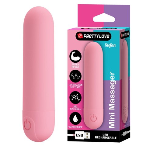 STEFAN, Mini massager, 10 vibration functions Baile - Boys of Toys Sp. z. o.o. (dystrybutor)