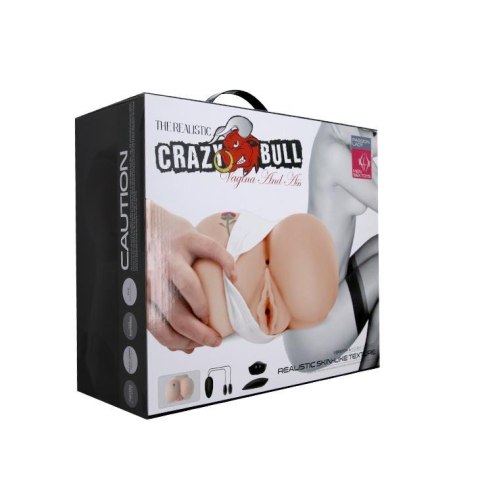 CRAZY BULL - Vagina and Ass ROSE 6 function vibrations Baile - Boys of Toys Sp. z. o.o. (dystrybutor)