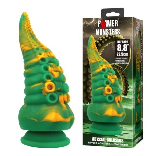 Power Monsters Abyssal Colossus - 22.5 cm Rippled Monster Silicone Dildo Baile - Boys of Toys Sp. z. o.o. (dystrybutor)
