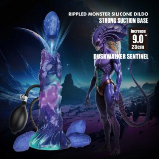 Power Monsters DuskWalker Sentinel - 23 cm Rippled Monster Silicone Dildo Baile - Boys of Toys Sp. z. o.o. (dystrybutor)