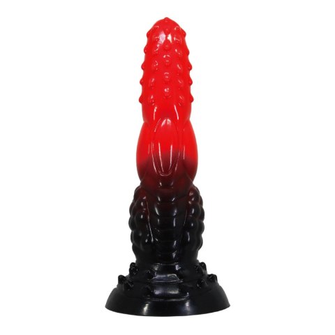 Power Monsters Fire Dragon - 24.5 cm Rippled Monster Silicone Dildo Baile - Boys of Toys Sp. z. o.o. (dystrybutor)