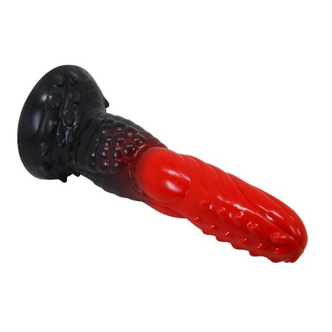 Power Monsters Fire Dragon - 24.5 cm Rippled Monster Silicone Dildo Baile - Boys of Toys Sp. z. o.o. (dystrybutor)