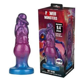 Power Monsters Rift Titan - 24 cm Rippled Monster Silicone Dildo Baile - Boys of Toys Sp. z. o.o. (dystrybutor)