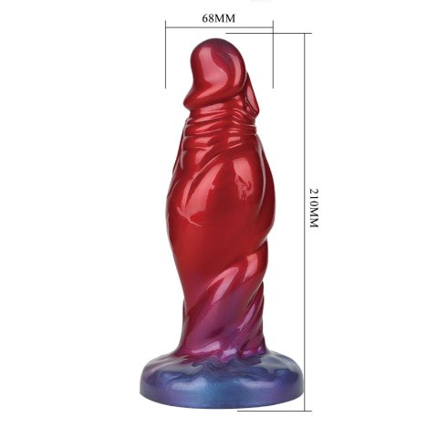Power Monsters Shadow Behemoth - 22 cm Rippled Monster Silicone Dildo Baile - Boys of Toys Sp. z. o.o. (dystrybutor)
