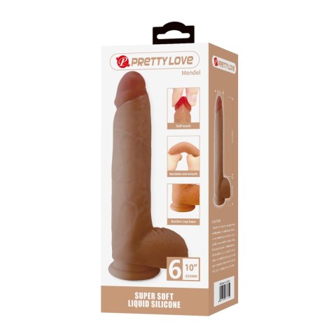 Pretty Love Mendel 10" Super Soft Liquid Silicone Dildo Baile - Boys of Toys Sp. z. o.o. (dystrybutor)