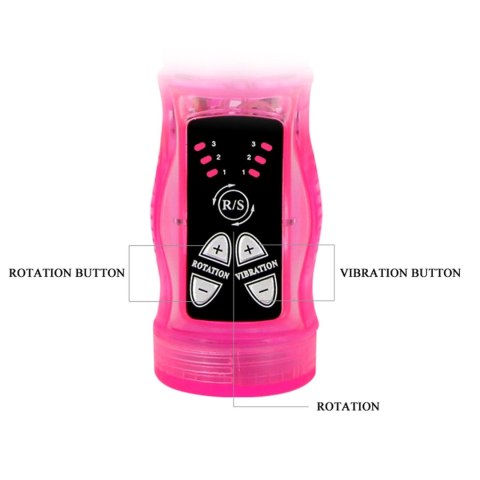 BAILE- HAPPY ANGEL, 3 vibration functions 3 rotation functions Baile - Boys of Toys Sp. z. o.o. (dystrybutor)