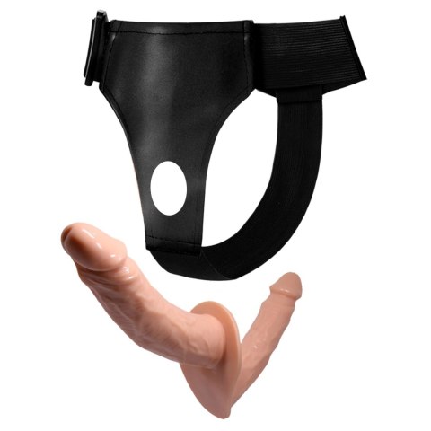 BAILE -STRAP ON DOUBLE DILDOS, 7.1''+5.9'' Baile - Boys of Toys Sp. z. o.o. (dystrybutor)