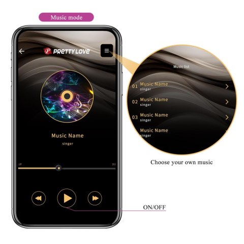 FRANZ, 10 vibration functions Mobile APP remote control Baile - Boys of Toys Sp. z. o.o. (dystrybutor)