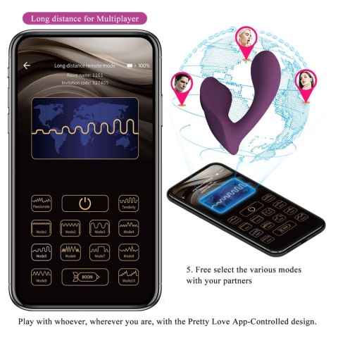 FRANZ, 10 vibration functions Mobile APP remote control Baile - Boys of Toys Sp. z. o.o. (dystrybutor)