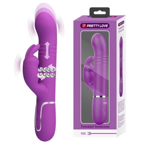 PRETTY LOVE - Coale Purple, 7 vibration functions 4 rotation functions 4 thrusting settings Baile - Boys of Toys Sp. z. o.o. (dystrybutor)