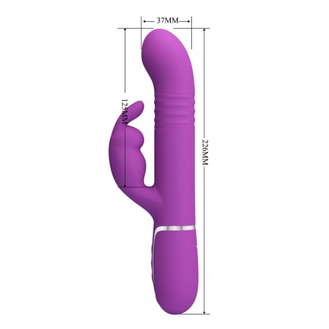 PRETTY LOVE - Coale Purple, 7 vibration functions 4 rotation functions 4 thrusting settings Baile - Boys of Toys Sp. z. o.o. (dystrybutor)
