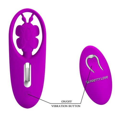 PRETTY LOVE - Dancing Butterfly, 12 vibration functions Wireless remote control Baile - Boys of Toys Sp. z. o.o. (dystrybutor)
