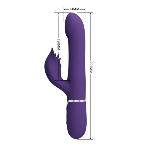 PRETTY LOVE - Falin dark Purple, 7 vibration functions 4 rolling functions Memory function Baile - Boys of Toys Sp. z. o.o. (dystrybutor)