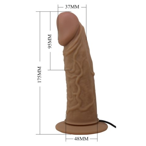 PRETTY LOVE - HARNESS BRIEFS- Draven Strap-On 6,8'' Dildo vibration Baile - Boys of Toys Sp. z. o.o. (dystrybutor)