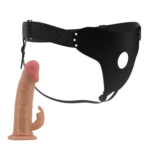 PRETTY LOVE - Mavis Flesh, Universal Strap-On Harness, Dildo 7.4'' TPR Baile - Boys of Toys Sp. z. o.o. (dystrybutor)