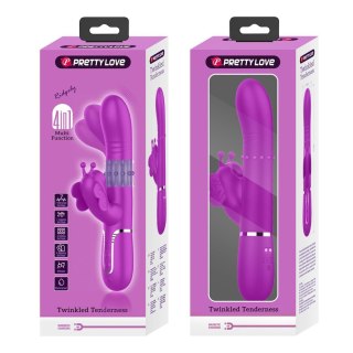 Pretty Love Butterfly Clit Vibrator Pink Baile - Boys of Toys Sp. z. o.o. (dystrybutor)