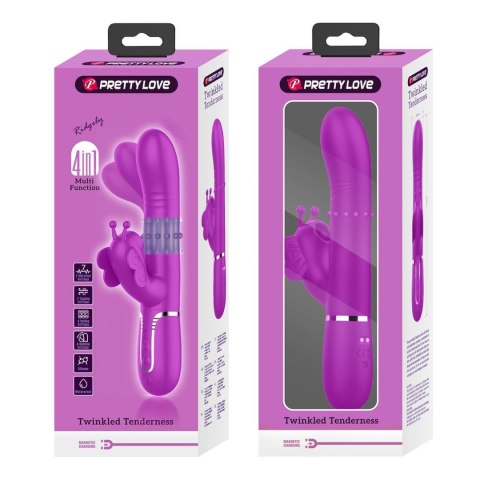 Pretty Love Butterfly Clit Vibrator Pink Baile - Boys of Toys Sp. z. o.o. (dystrybutor)