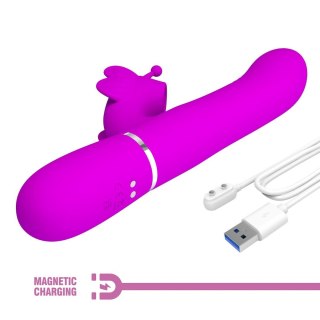 Pretty Love Butterfly Clit Vibrator Pink Baile - Boys of Toys Sp. z. o.o. (dystrybutor)