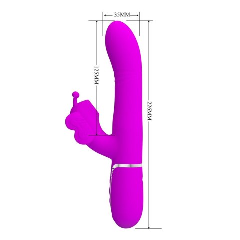 Pretty Love Butterfly Clit Vibrator Pink Baile - Boys of Toys Sp. z. o.o. (dystrybutor)