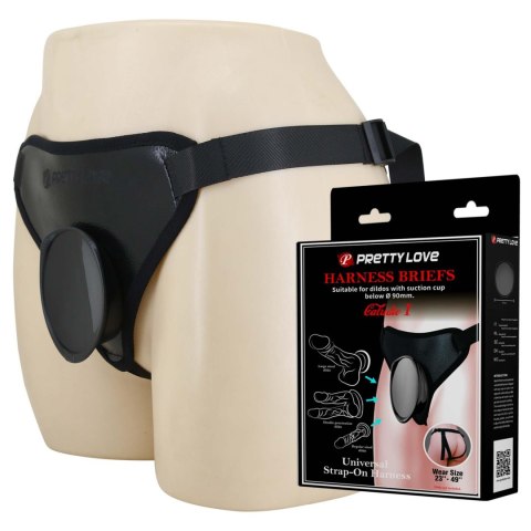 Pretty Love Fogg II Black Universal Harness Briefs Baile - Boys of Toys Sp. z. o.o. (dystrybutor)