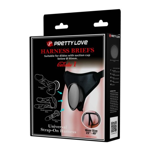 Pretty Love Fogg II Black Universal Harness Briefs Baile - Boys of Toys Sp. z. o.o. (dystrybutor)