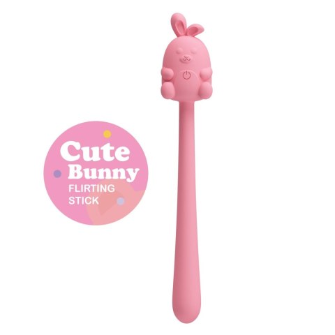 CUTE BUNNY, Flirting Stick, 7 vibration functions, Magnetic USB charging Baile - Boys of Toys Sp. z. o.o. (dystrybutor)