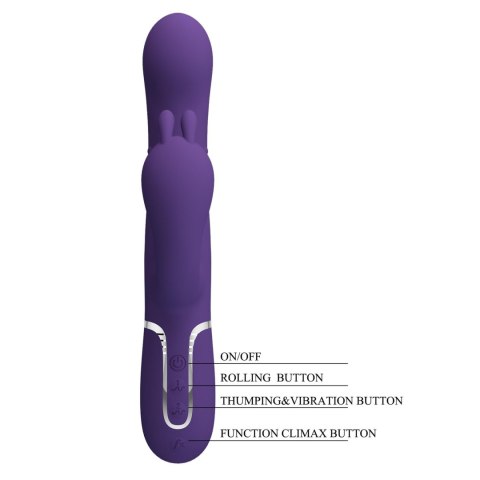 PRETTY LOVE - Cammy Dark Purple, Twinkled Tenderness, 7 thumping functions 7 vibration functions 4 rolling functions Baile - Boys of Toys Sp. z. o.o. (dystrybutor)