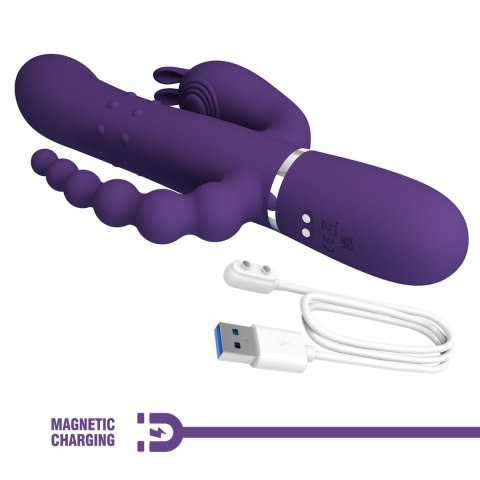 PRETTY LOVE - Cammy Dark Purple, Twinkled Tenderness, 7 thumping functions 7 vibration functions 4 rolling functions Baile - Boys of Toys Sp. z. o.o. (dystrybutor)