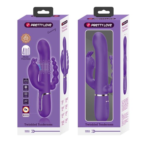PRETTY LOVE - Cammy Dark Purple, Twinkled Tenderness, 7 thumping functions 7 vibration functions 4 rolling functions Baile - Boys of Toys Sp. z. o.o. (dystrybutor)