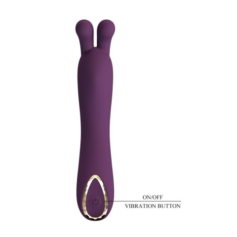 PRETTY LOVE - DJ RABBIT, 10 vibration functions, Silicone, Magnetic USB charging Baile - Boys of Toys Sp. z. o.o. (dystrybutor)