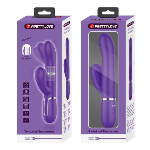 PRETTY LOVE - Mariana dark purple, 7 vibration functions, 7 thrusting settings, 4 rolling functions,4 nodding functions Baile - Boys of Toys Sp. z. o.o. (dystrybutor)