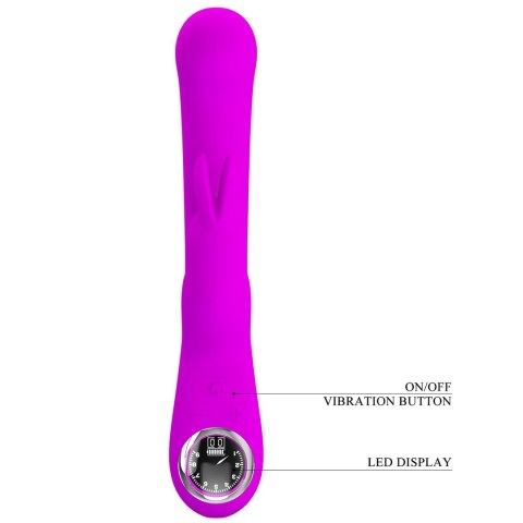 PRETTY LOVE - Skylar Purple, 10 vibration functions 9 speed levels 10 thumping functions Baile - Boys of Toys Sp. z. o.o. (dystrybutor)