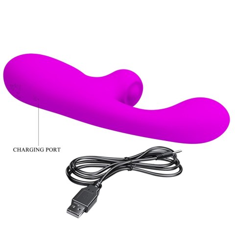 PRETTY LOVE - Skylar Purple, 10 vibration functions 9 speed levels 10 thumping functions Baile - Boys of Toys Sp. z. o.o. (dystrybutor)