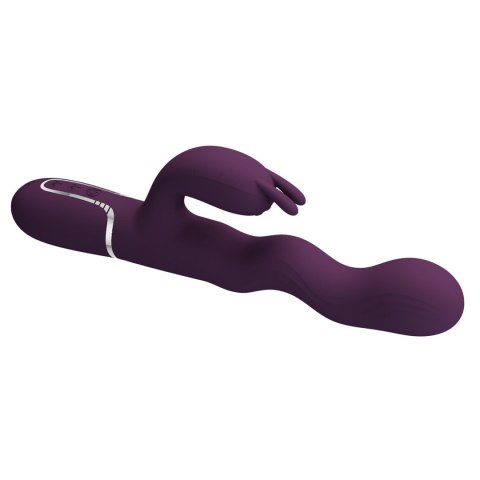 Pretty Love Laursen Dark Purple Waving & Vibrating Rabbit Vibrator Baile - Boys of Toys Sp. z. o.o. (dystrybutor)