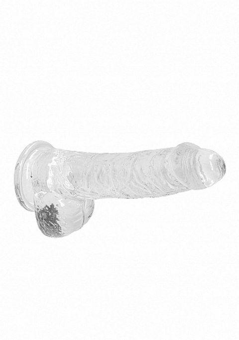 6"" / 15 cm Realistic Dildo With Balls - Transparent SHOTS