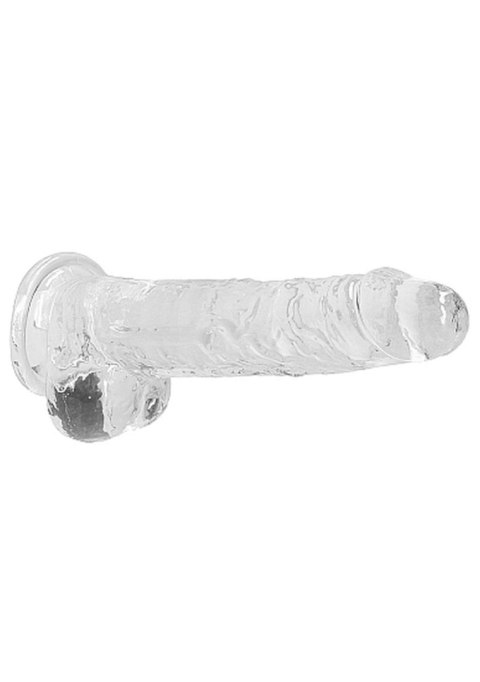 8"" / 20 cm Realistic Dildo With Balls - Transparent SHOTS