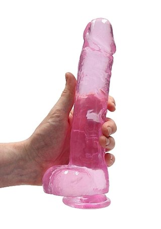 9"" / 23 cm Realistic Dildo With Balls - Pink SHOTS